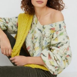 Catch of the Day Cable Knit Wool Sweater